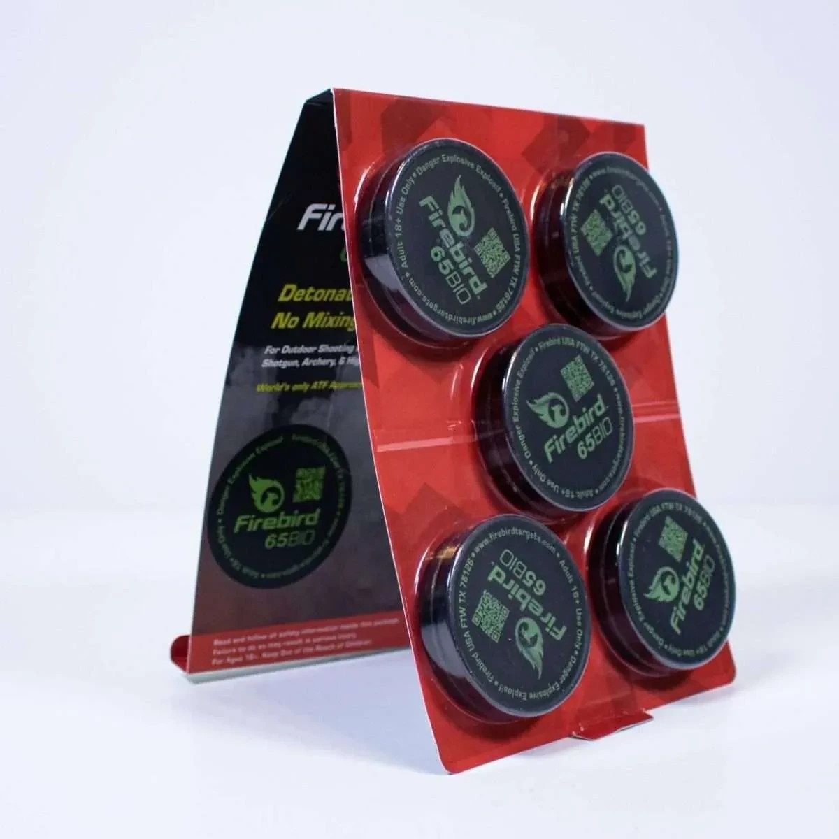 Firebird USA 65BIO Self Adhesive Detonating Targets 10-Pack