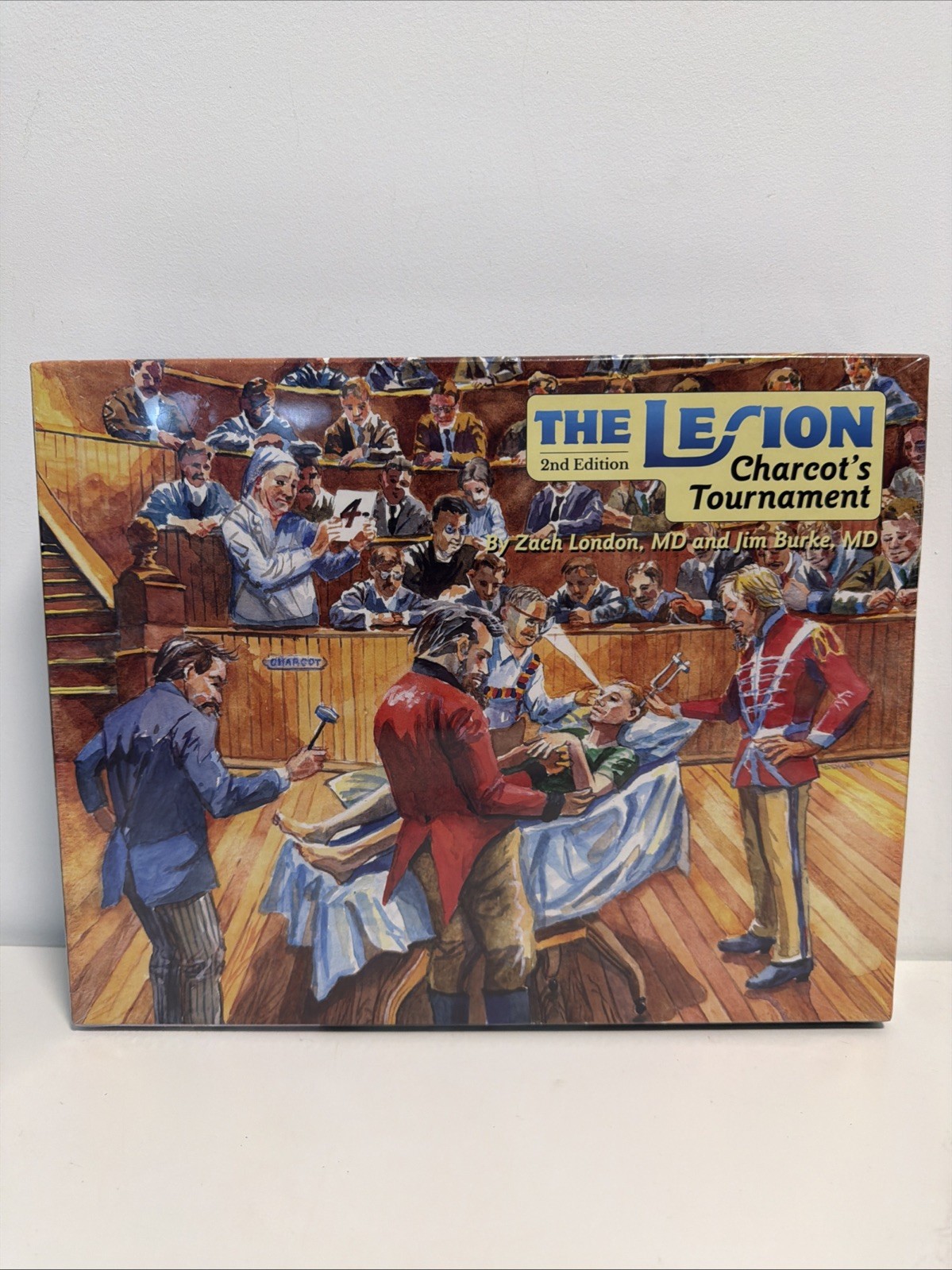 The Lesion 2nd Edition: Charcot's Tournament Board Game - Neurology (NEW SEALED)