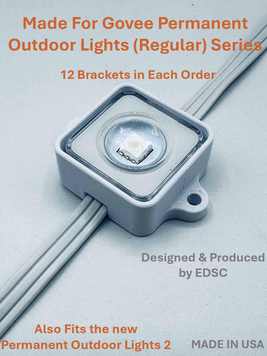 Light Brackets For Govee Permanent Outdoor Lights-Fits H705 H805 (ABCDEF) Series