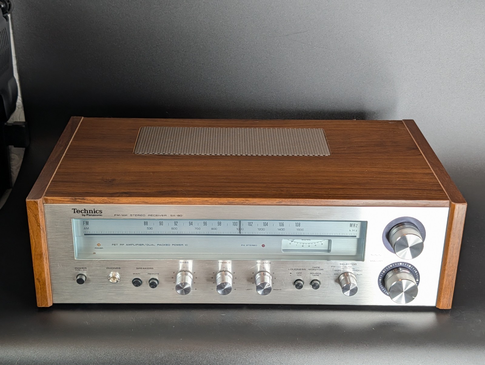 Technics SA-80 FM/AM Stereo Receiver by Panasonic Vintage Tested