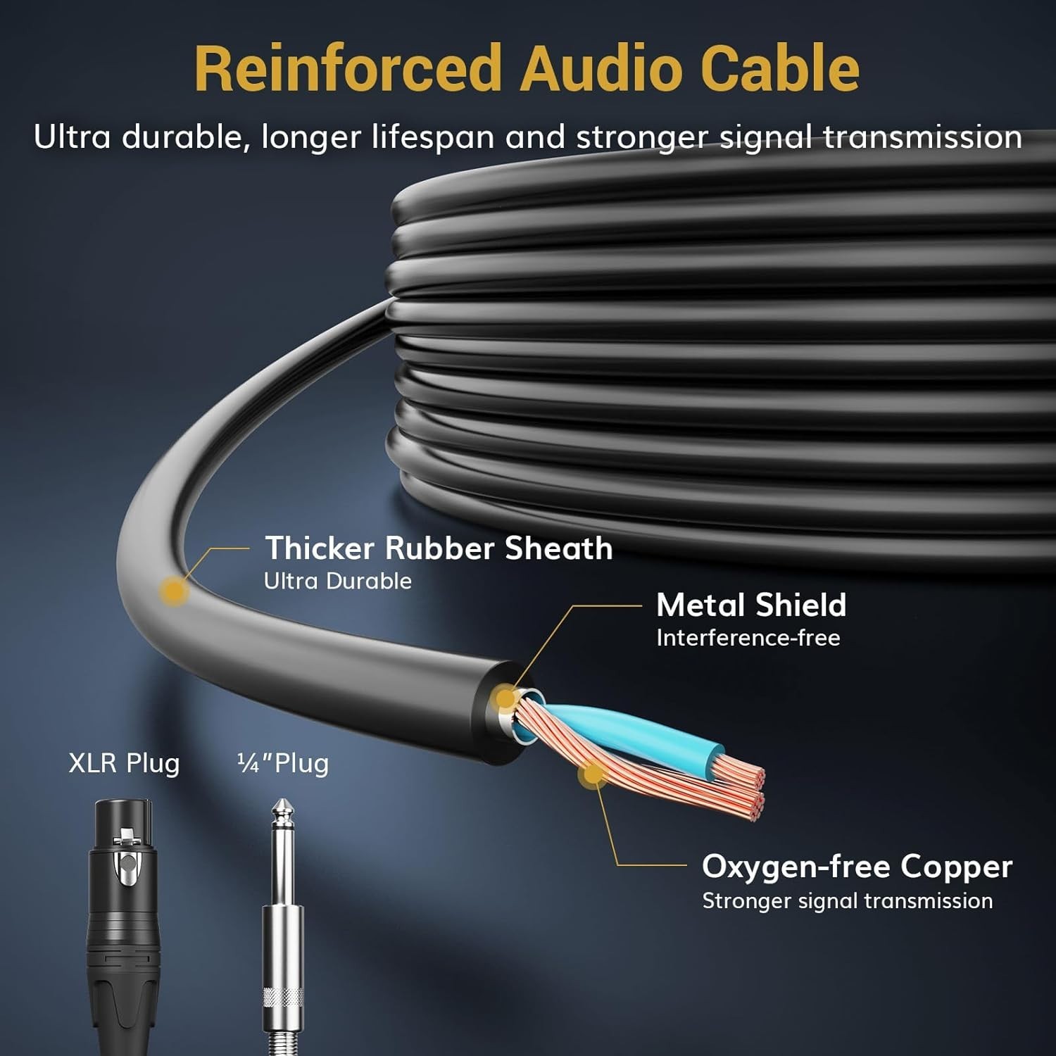 Studio-Quality Handheld Microphone with Low Noise & Sensitivity for Performers