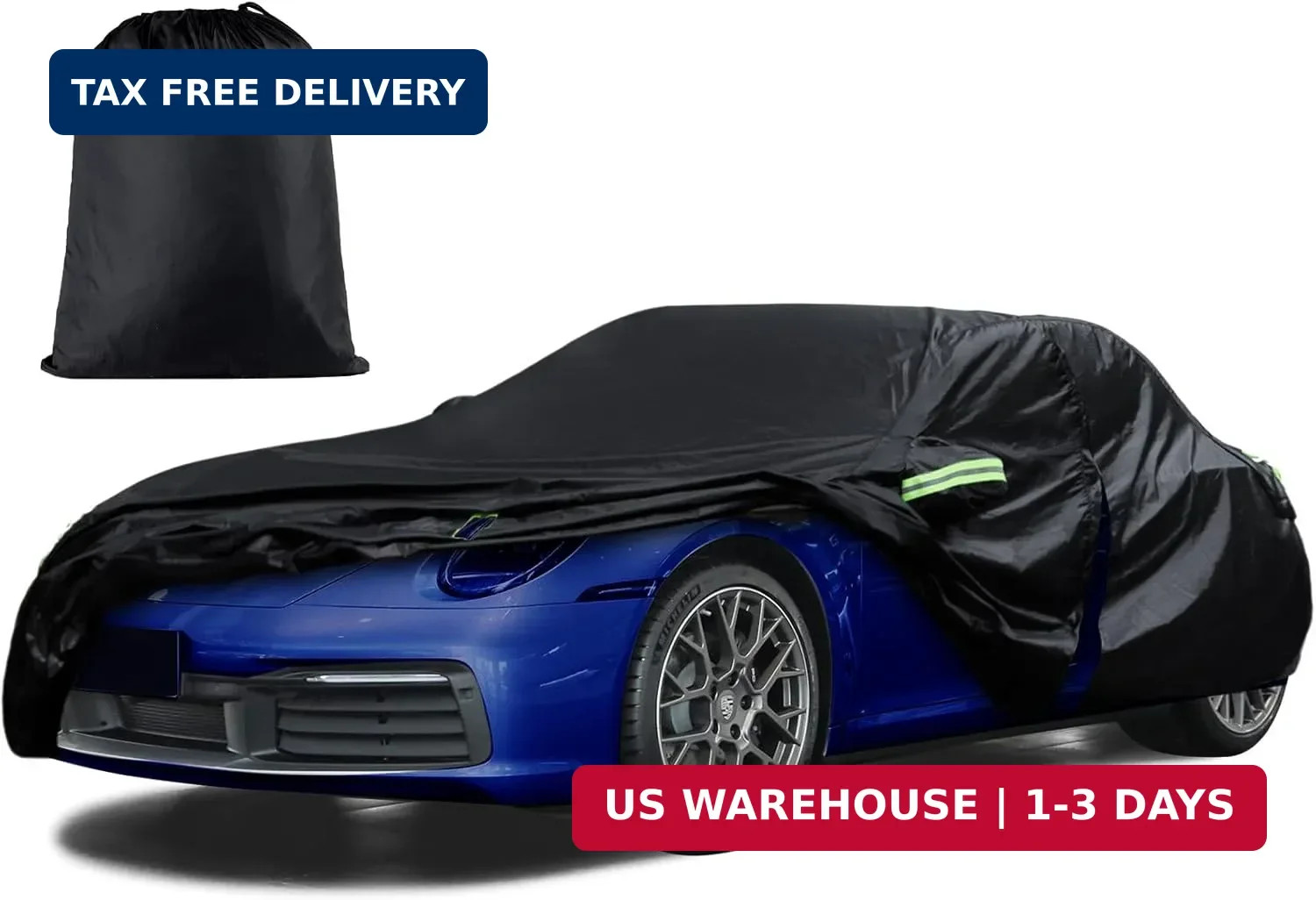 6 Layers Car Cover Custom Fit for 1998-2026 Porsche 911 (991/992/996/997 Series)