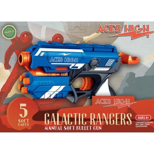 PARRIS ACES HIGH GALACTIC RANGERS SOFT DART BLASTER NEW