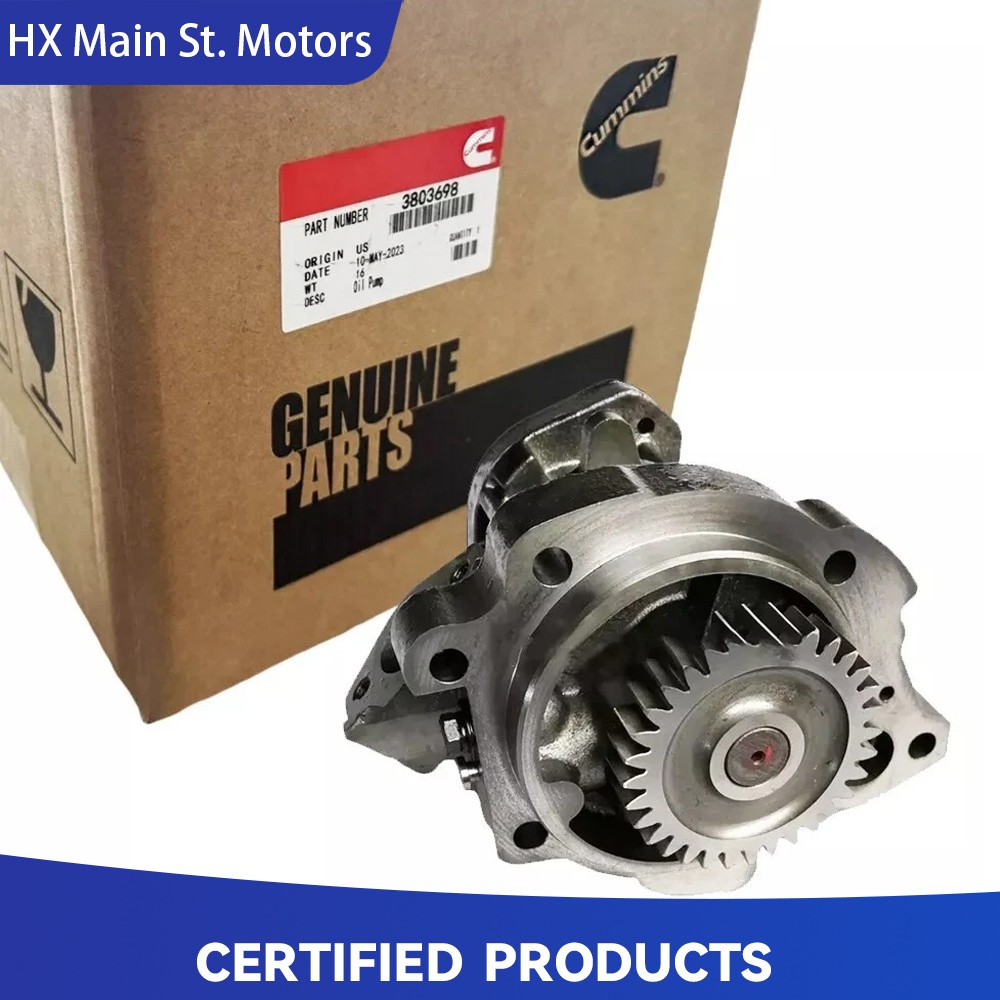3803698 OIL PUMP Lub For CUMMINS 14L N14 STRAIGHT GEAR QSN14 NT14 w/ Gasket NEW