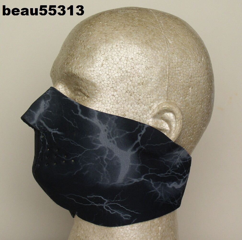 NEW "LIGHTNING BOLT" DUCK HUNTING SKI SNOW HALF FACE MASK