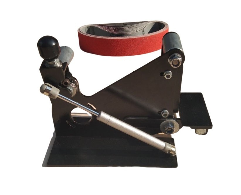 Belt sander. Grinder for an angle grinder