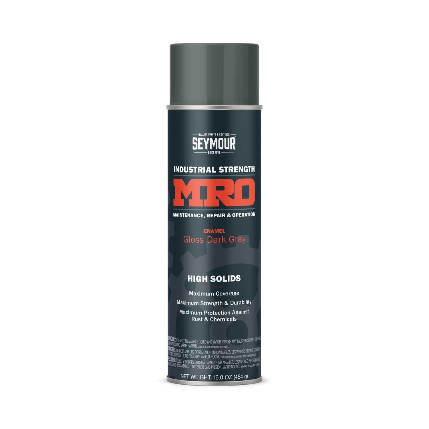 620-1417 Industrial MRO High Solids Spray Paint, Dark Machinery Gray 16 Ounce...