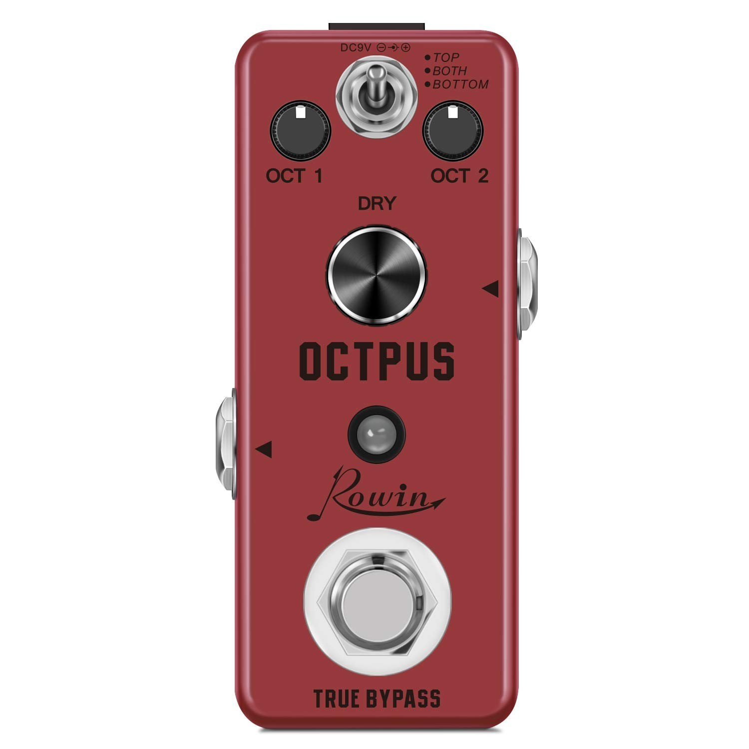 Rowin Polyphonic Octave Guitar Effects Pedal Pure Octopus Digital Mini Single...