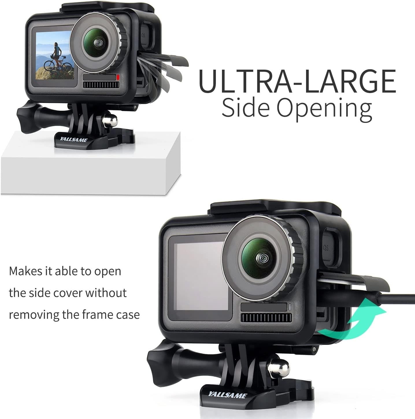 Essential Accessories Kit: Protective Frame Case for DJI Osmo Action 1 Camera