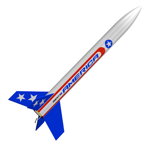 Quest Flying Model Rocket Kit Quest America QST 1020