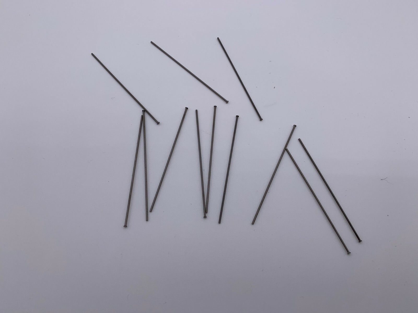 Royal .031" x 2" Long Bevel Headed Punches, Tool Steel, Lot Of 12 Pieces