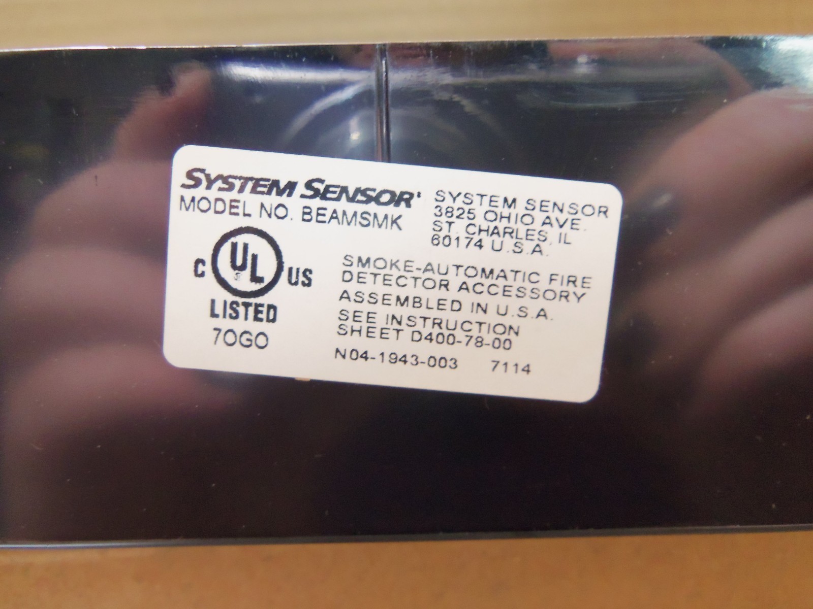 New In Box System Sensor BEAMSMK Surface Mounting Kit For Beam Smoke Detector