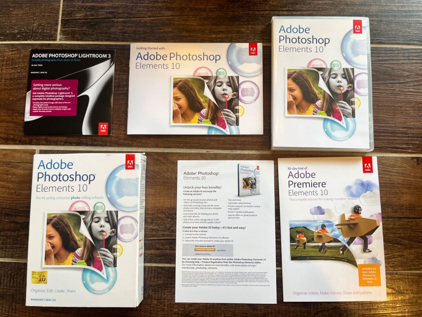2011 Adobe Photoshop Elements 10 photo editing, software