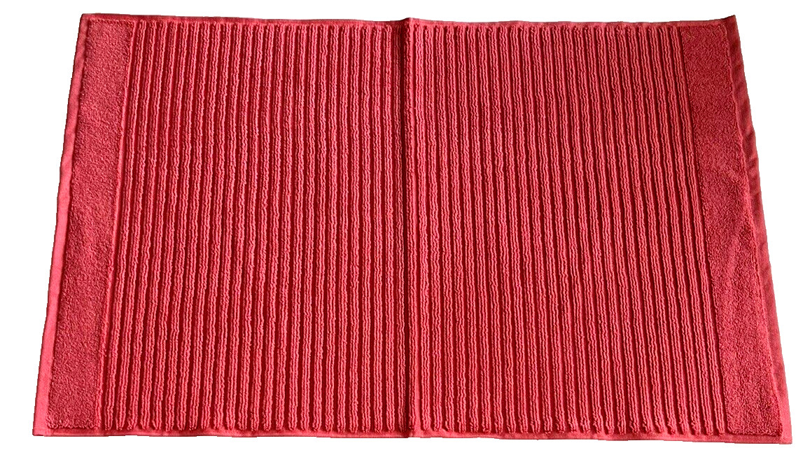 Ikea ALSTERN Bath Mat 20 x 32" Coral  100% Cotton New