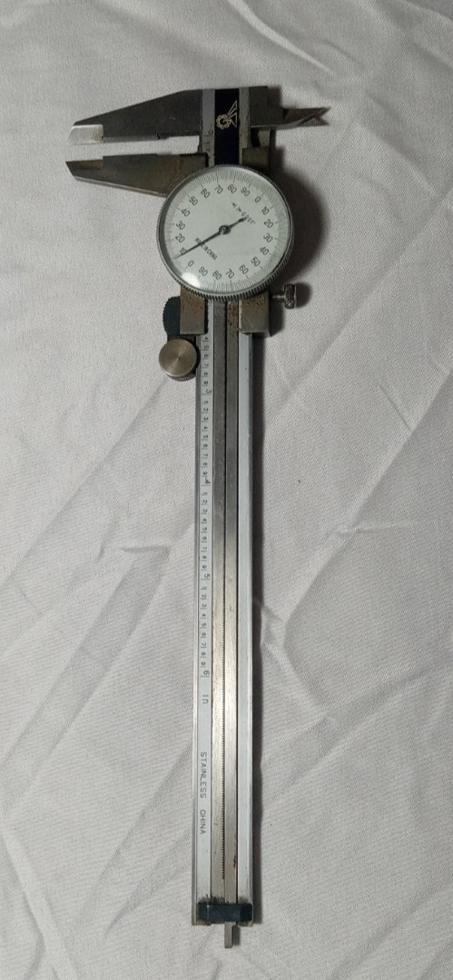 1960's Vintage 6 inch Dial Caliper 0-6 Inch Range with 0.02" Precision Measure