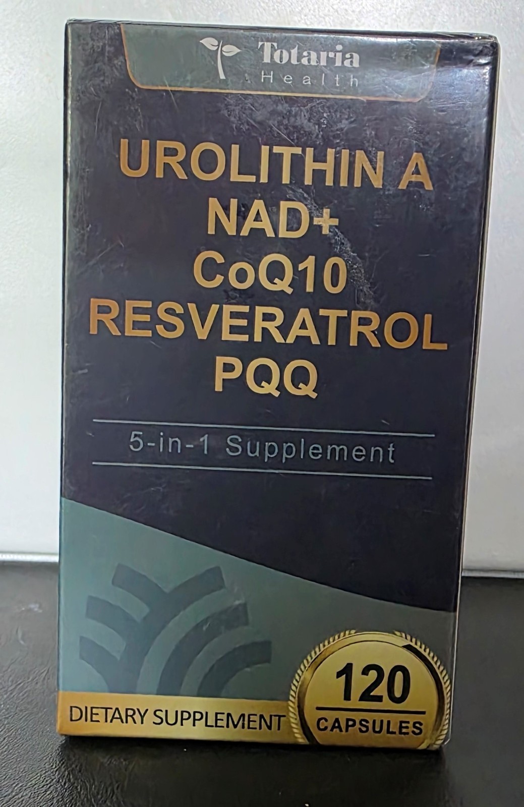 Totaria Health Urolithin A NAD+ CoQ10 Resveratrol PQQ 5-in-1 Cap Exp 2027