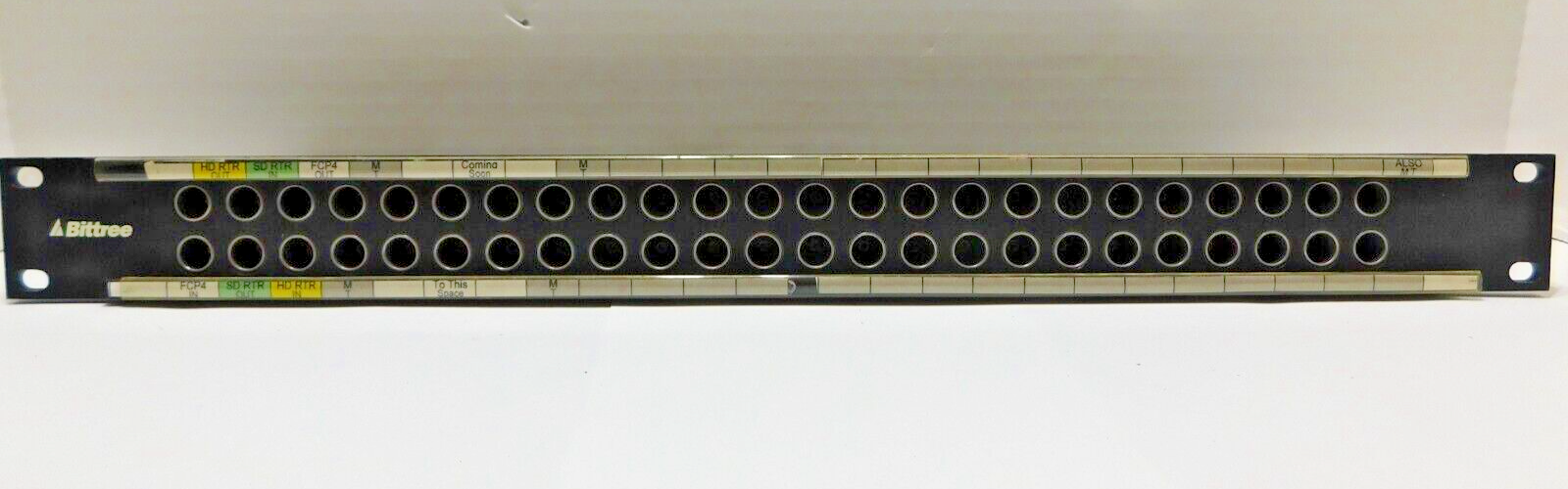 Bittree Patch Panel Assembly with 48 ea Trompeter 14949 J3W Connectors