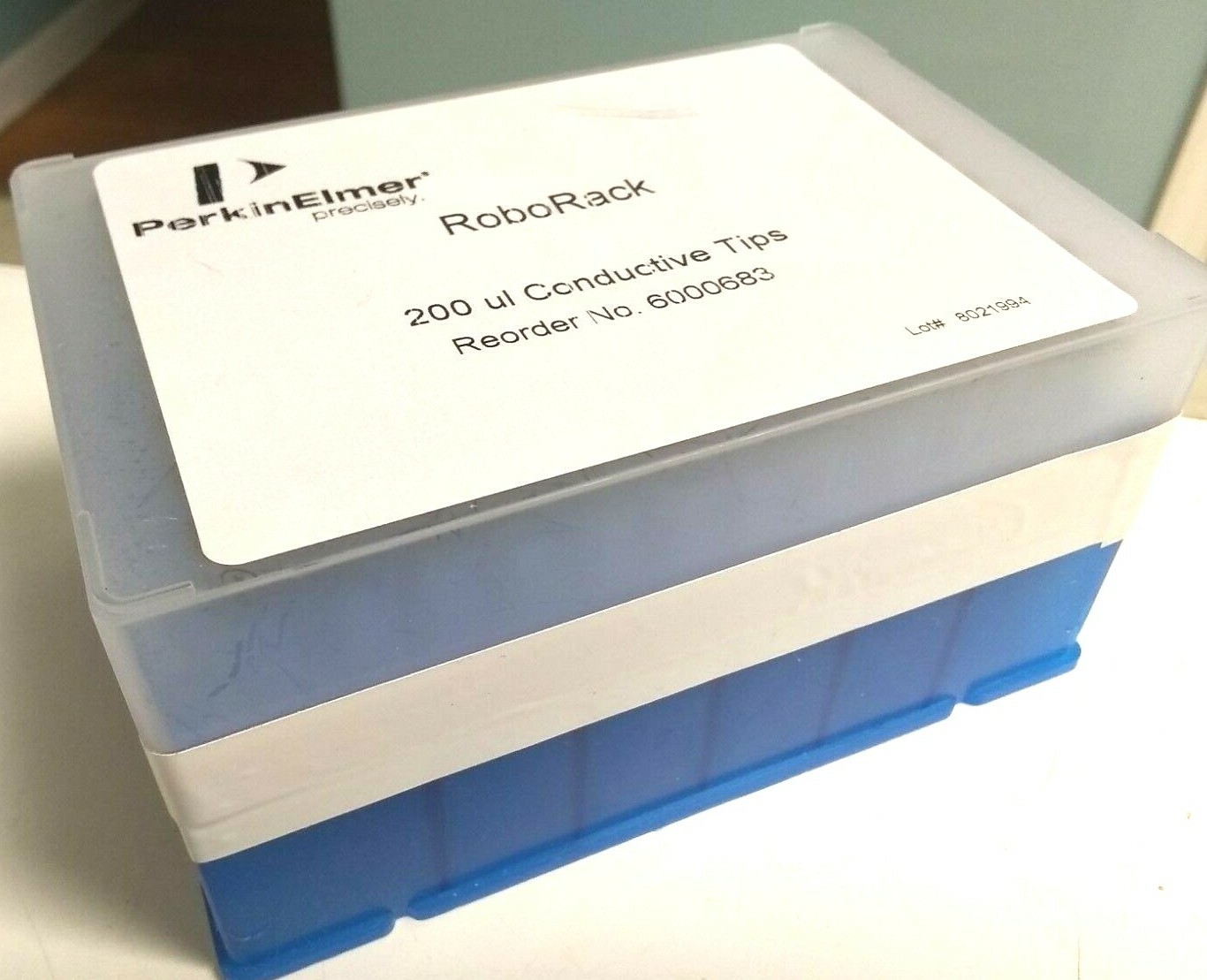 Perkin Elmer 6000683 Roborack 200µL Conductive Disposable (1 Rack or 96 Tips)