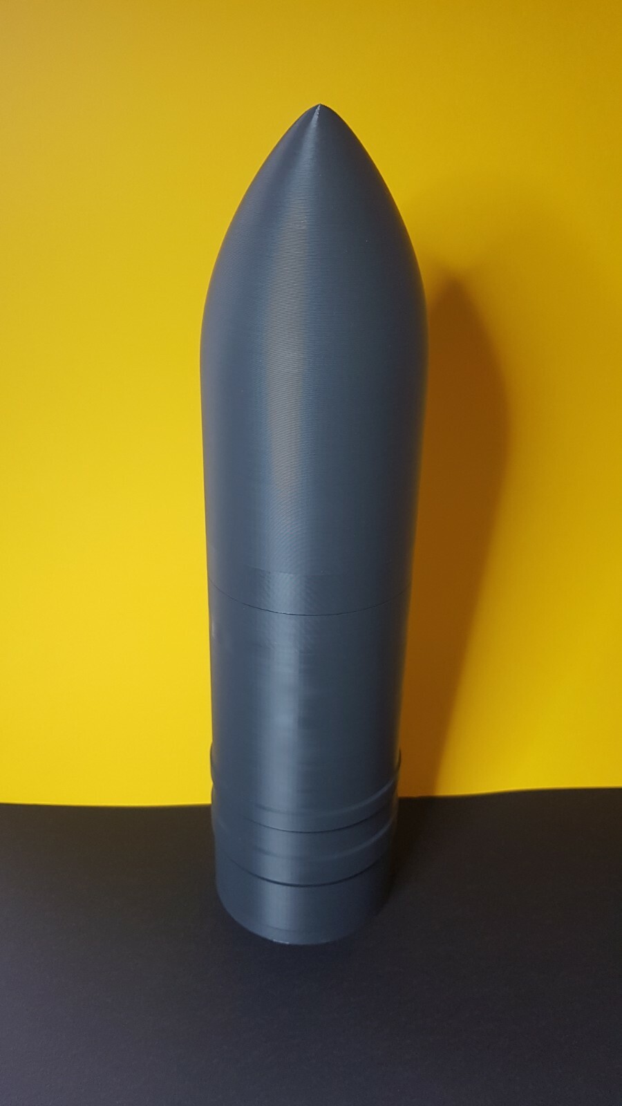 Replica PLASTIC 105mm M393 projectile. full sized - 3D printed. (unpainted)