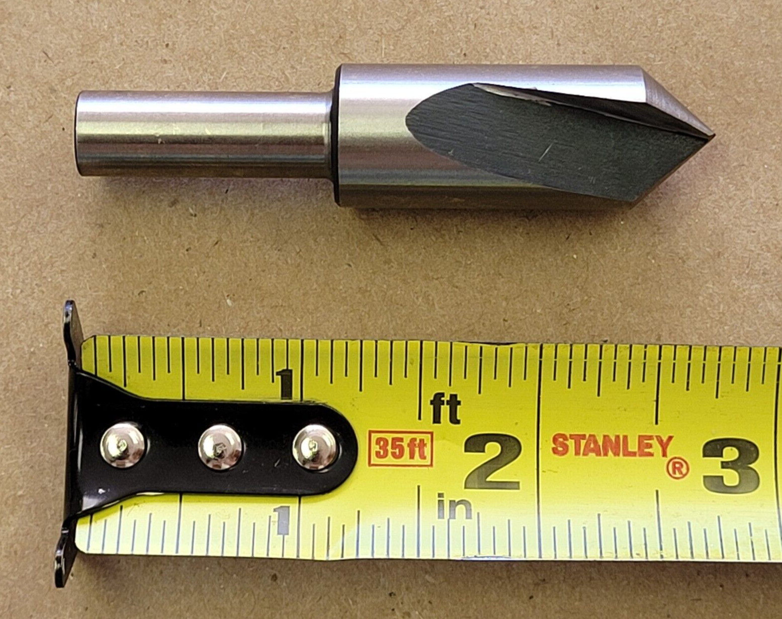 POLAND COUNTERSINK 5/8 X 3/8 82 DEGREE SINGLE FLUTE HSS, ITEM A