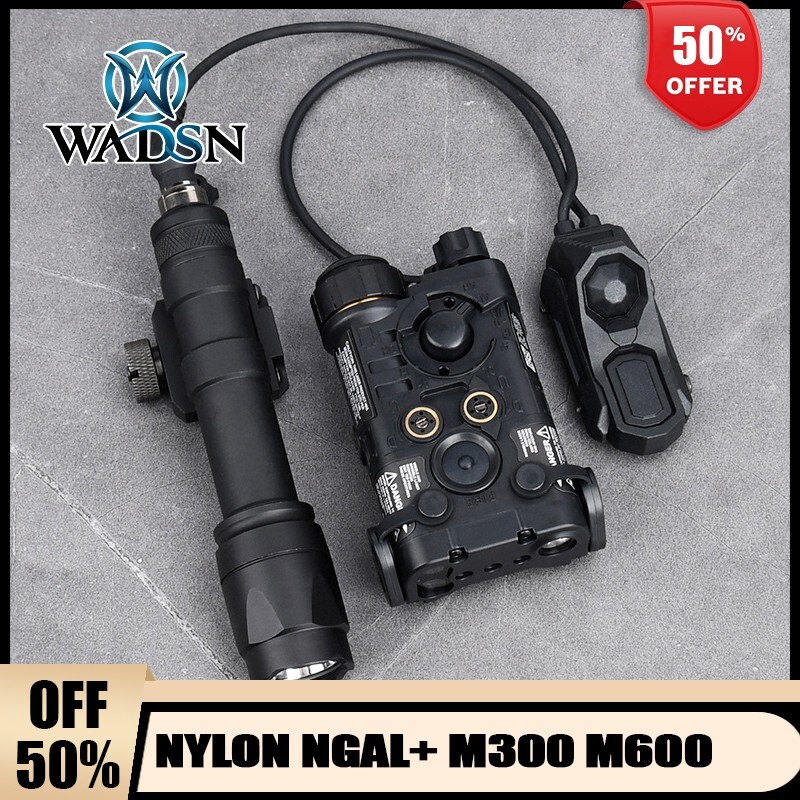Tactical NGAL Laser Red Green IR laser Hunting M600C Flashlight Sight Set
