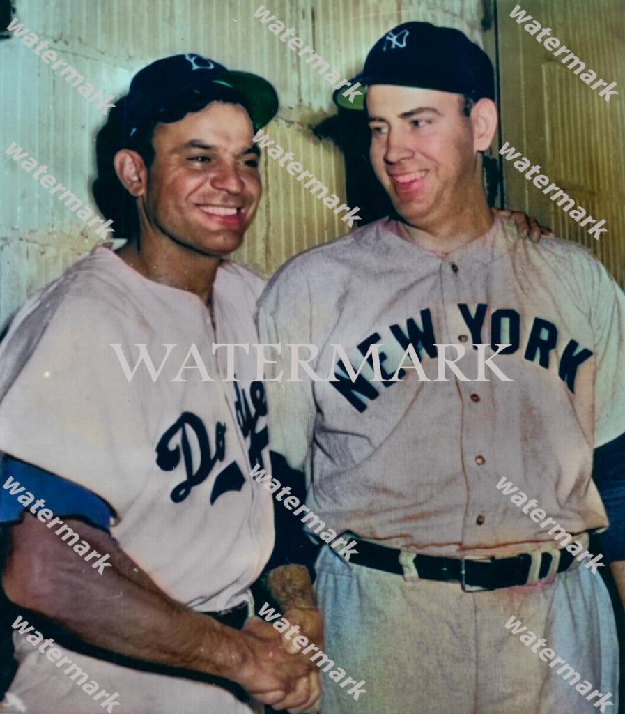 GQ73 Cookie Lavagetto Dodgers-Floyd Bevens Yankees 8x10 16x20 Colorized Photo