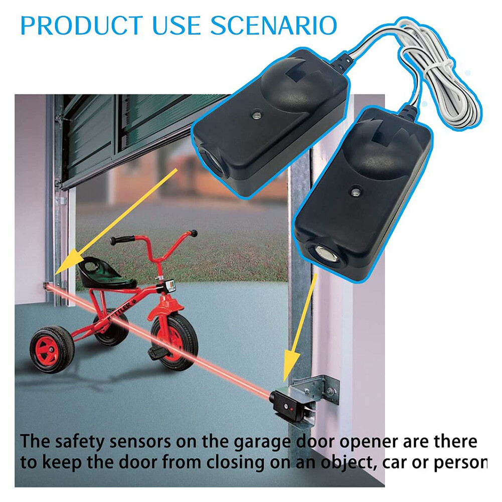 Safety Sensor for 41A5034 Sears Craftsman Garage Door Opener