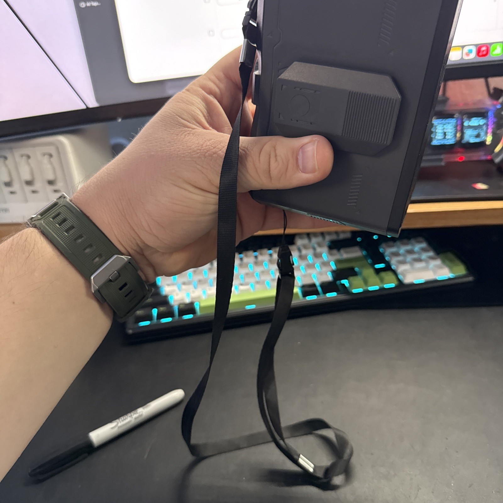 Portable Waist Fan, 67H Runtime Wearable
