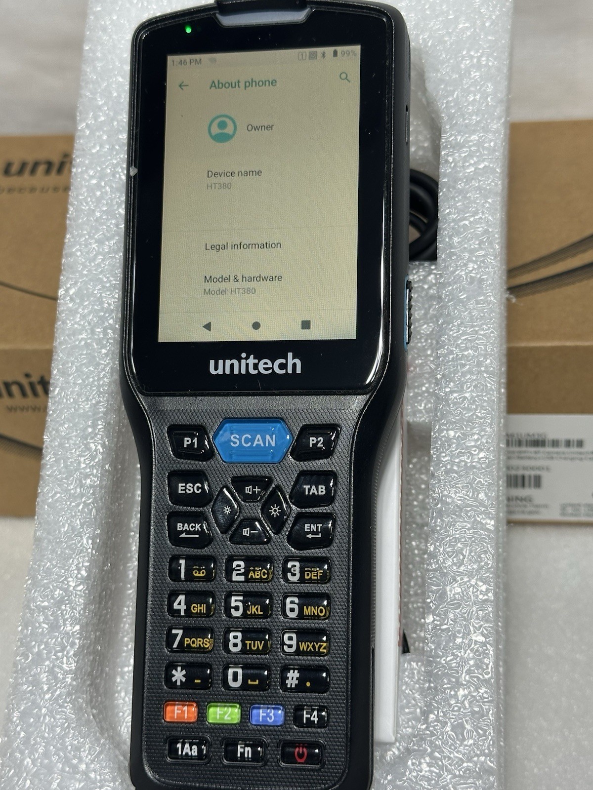 Unitech HT380 Rugged Handheld Bluetooth- OPEN BOX- FREE SHIP
