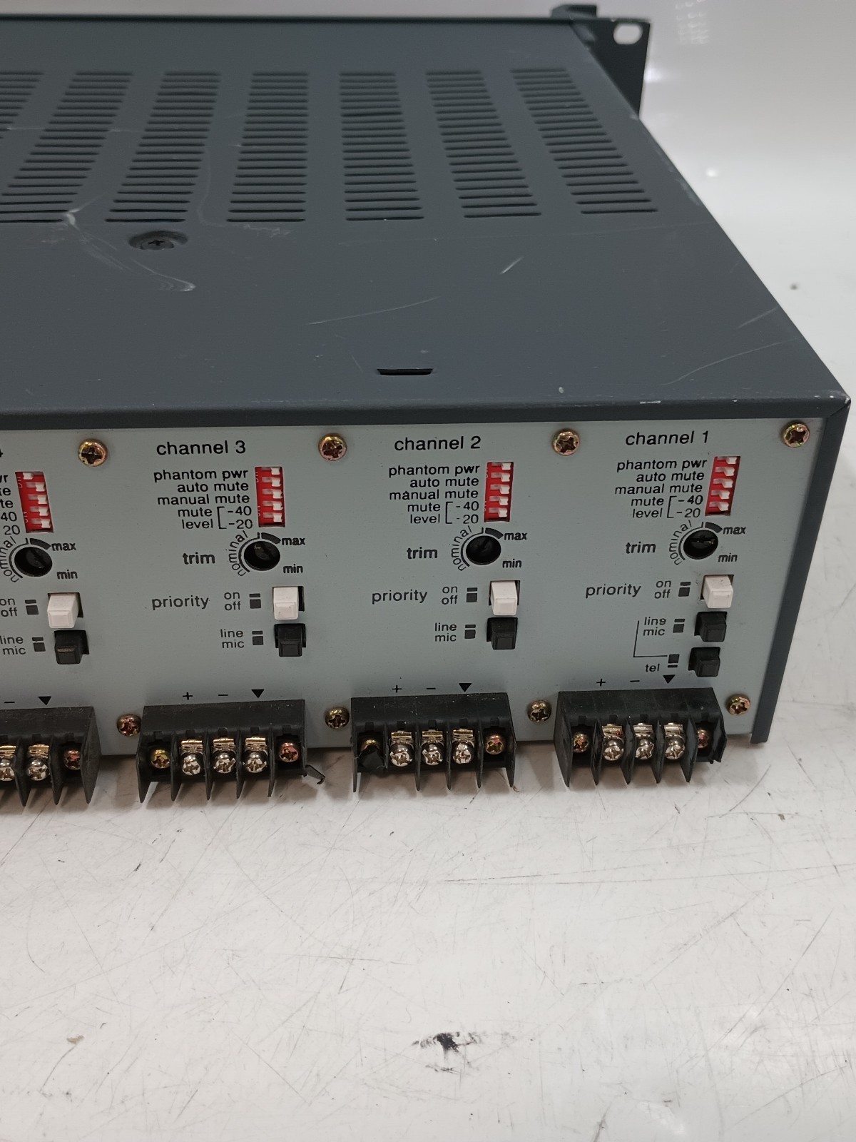 BIAMP Systems Precedence CMA60 Commercial Mixer Amplifier EB-20106