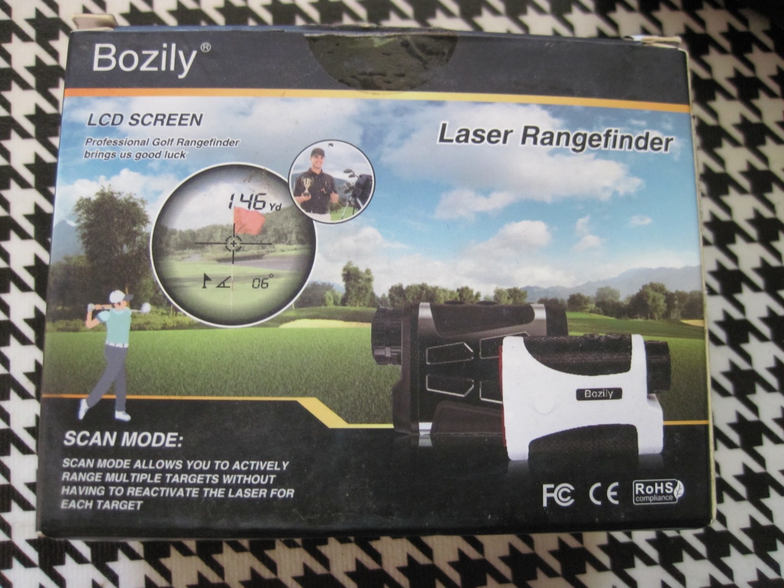 GOLF/HUNTING LASER RANGE FINDER 6X MAGNIFICATION CLASS 1 -905nm LASER TYPE NEW