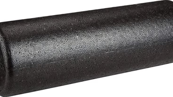 Basics High-Density Foam Roller for Exercise and Recovery Black