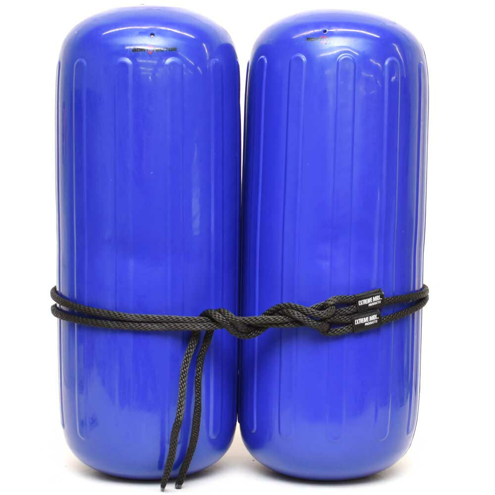 Extreme Max Boat HTM Fenders 3006.8507.2 | 10 x 27 Inch Blue (Pair)