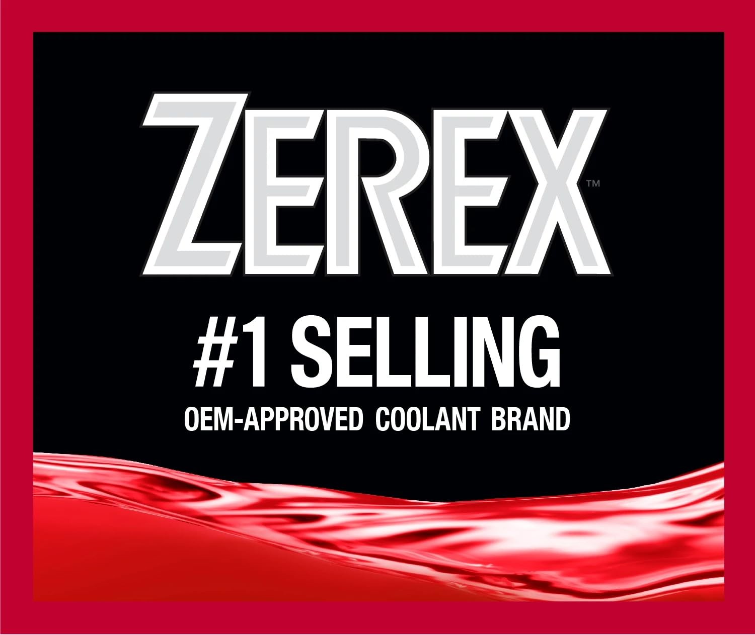 Zerex Asian Vehicle Red Antifreeze Coolant Concentrate 1 Gallon 1 Gallon,