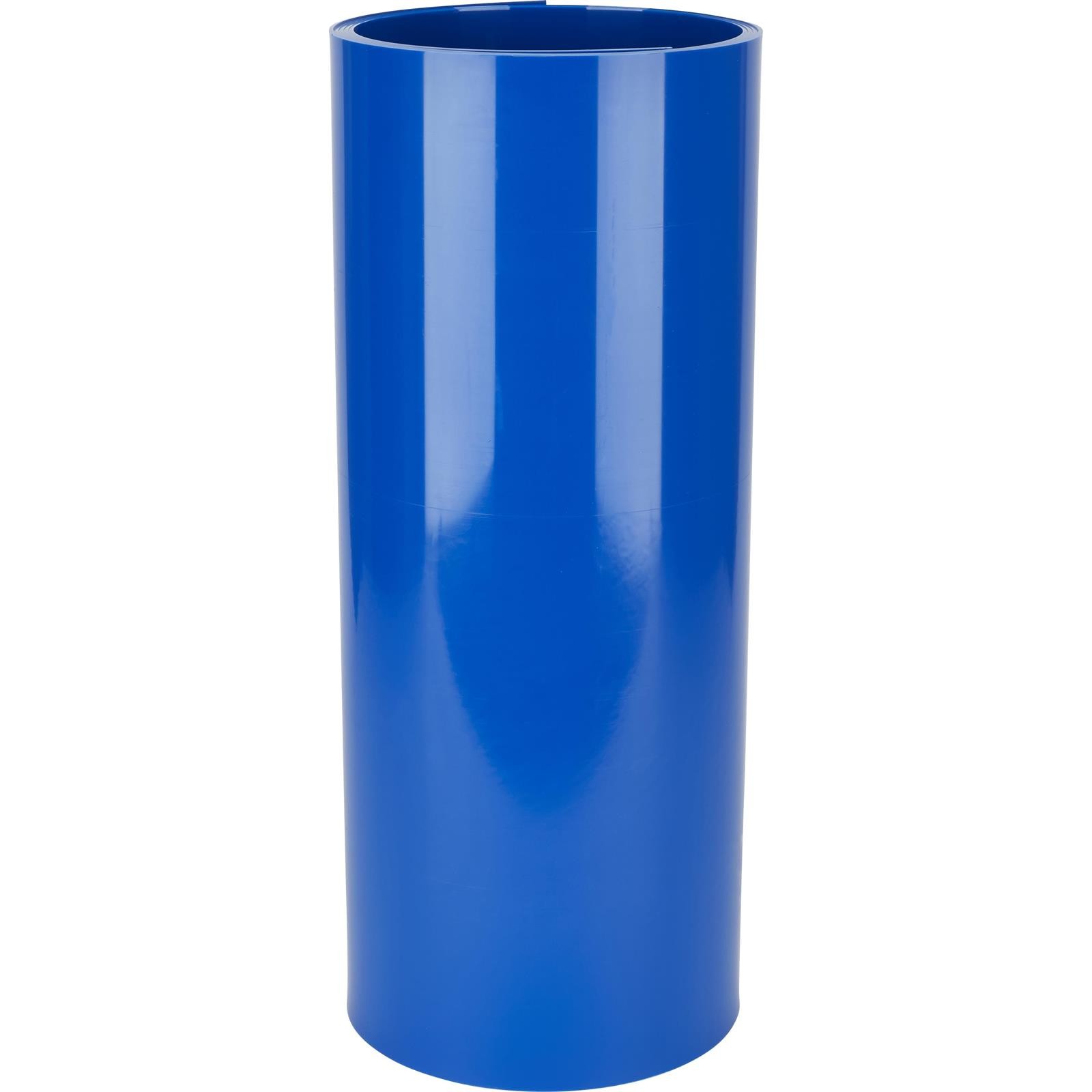Colored Plastic HDPE Sheet 10 Ft Rolled, 1/8 Inch Thick Dark Blue