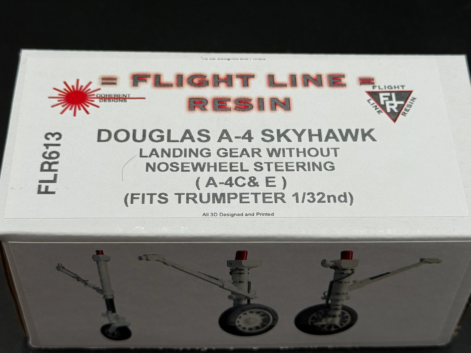 Flight Line FLR613 1/32 A-4 Skyhawk Landing Gear w/o Nose Steering (Trumpeter)