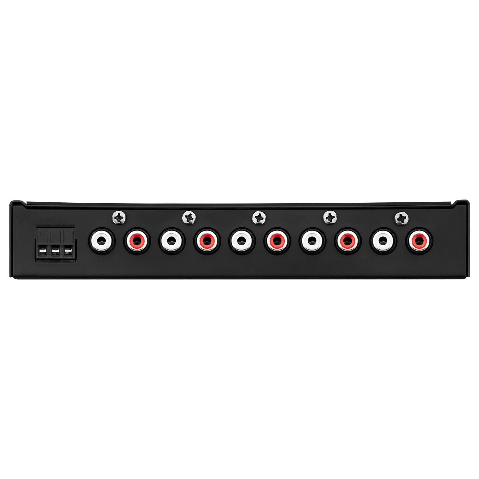 7-Band Graphic Equalizer for Car Audio, RCA Input/Output, Auxiliary Gain, Fader