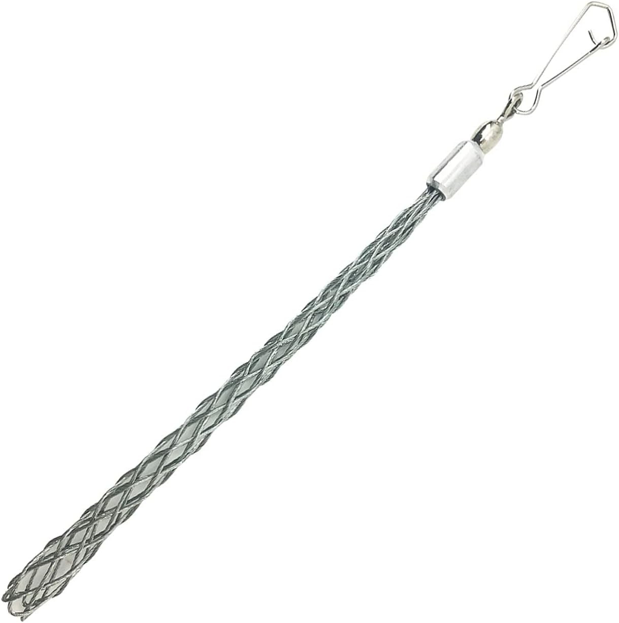 2pcs Eye Mesh Cable Grip Puller Galvanizing Cable Pulling Sock Grip Puller Rope