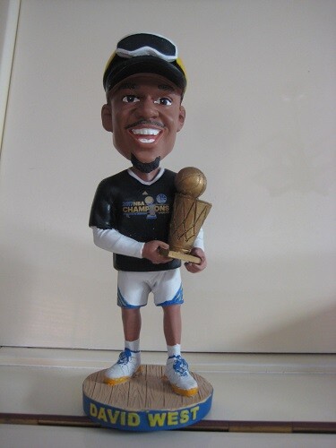 David West Warriors Championship Bobble Head