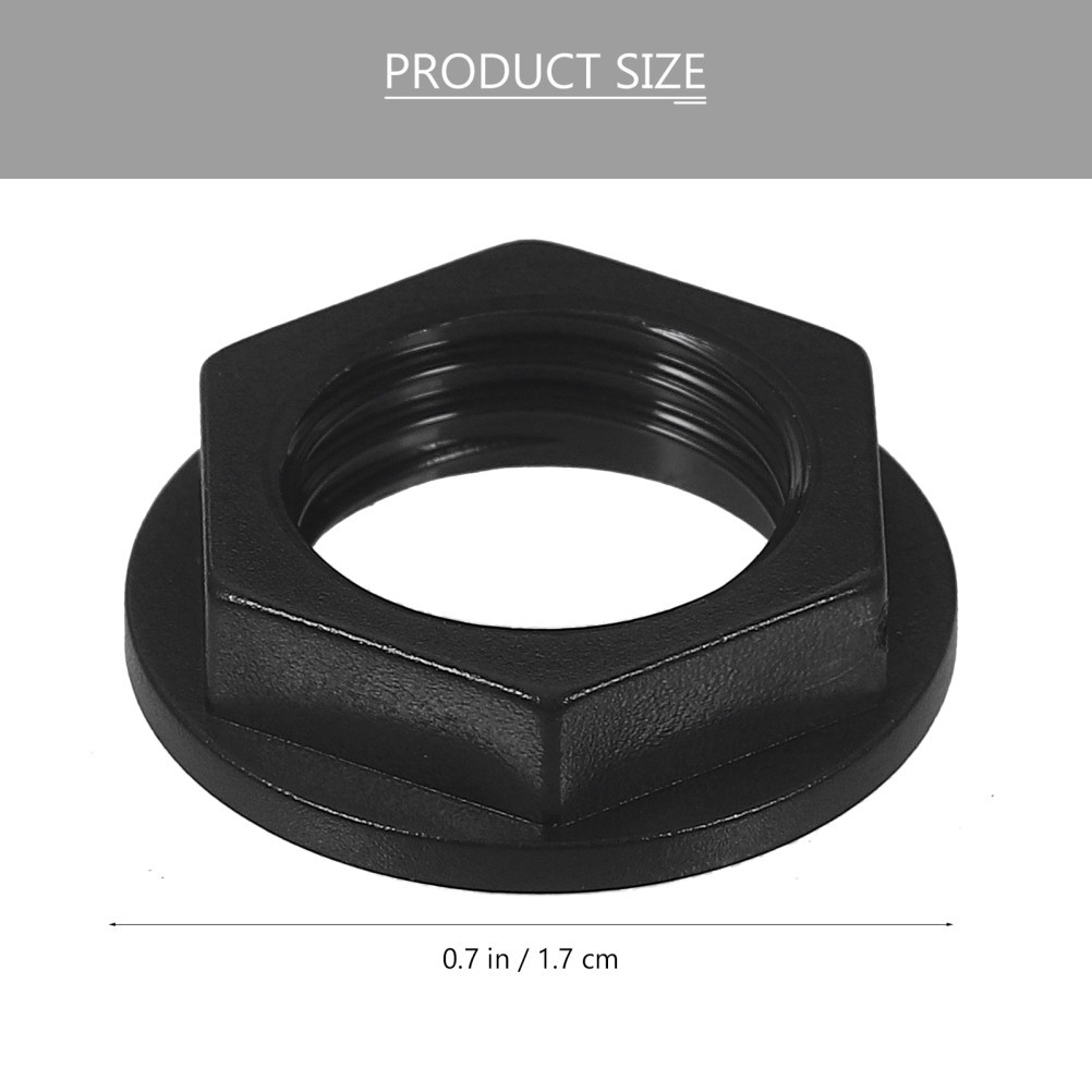 and Nuts Kit M6 Low Profile Jack Guitar Input Socket Plate
