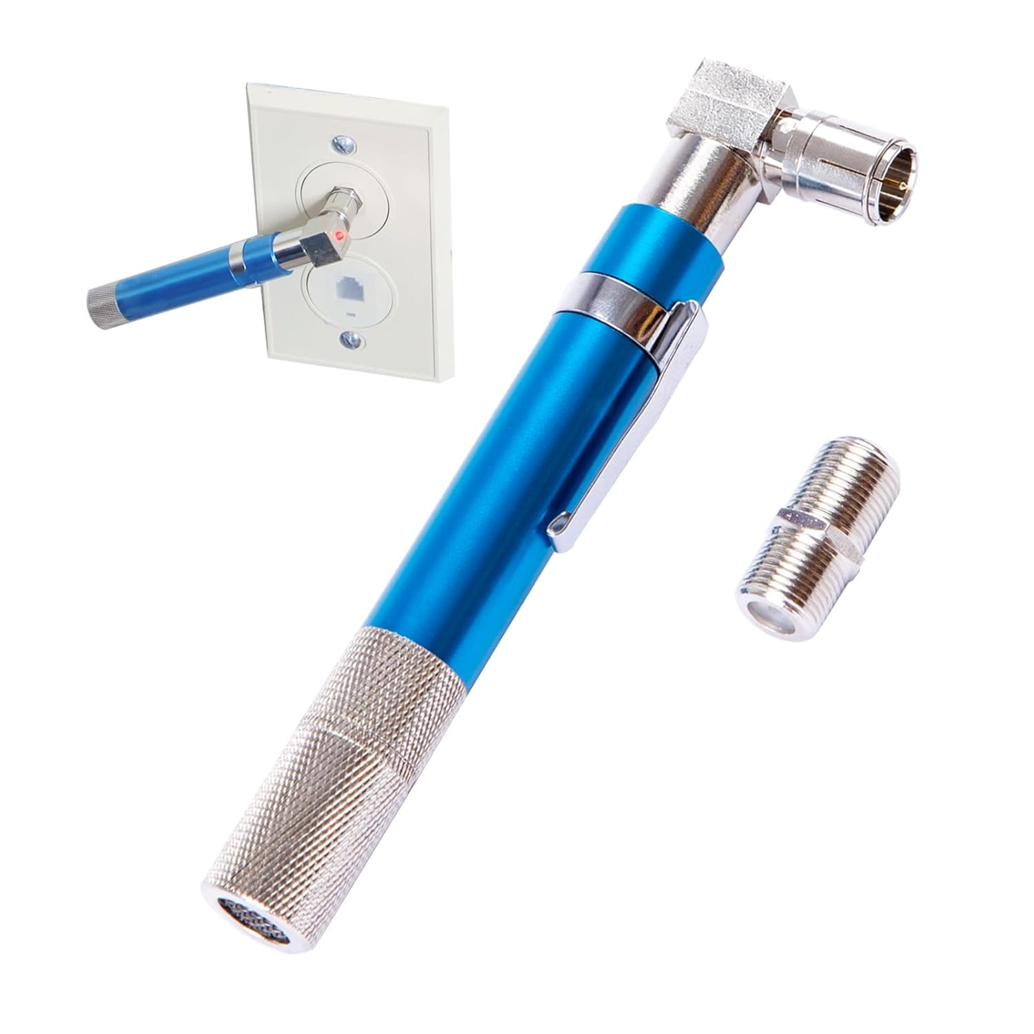 Coaxial Pocket Toner Pocket Continuity Tester(Tracer) and Toner with Light&Buzze