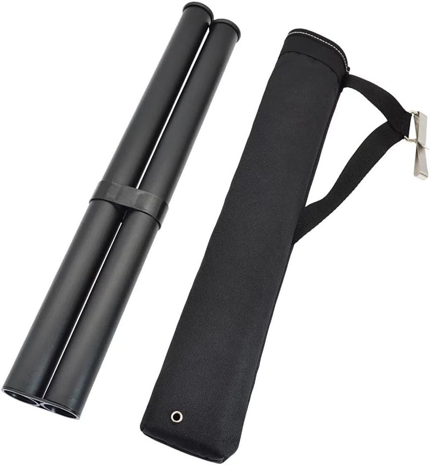AF 17" Hip Quiver Black Dual Tube Archery Arrow Bag Holds 18 Arrows Outdoor Targ