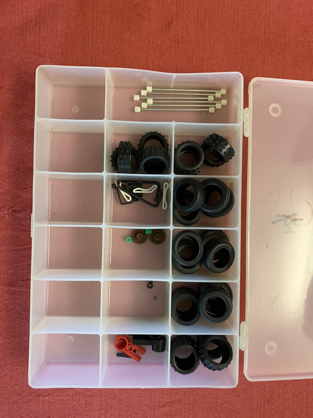 26 Pieces+ Tires 1/24th Scale Tires and Parts Fits 20-22 mm Wheel 10 - 14mm Wide