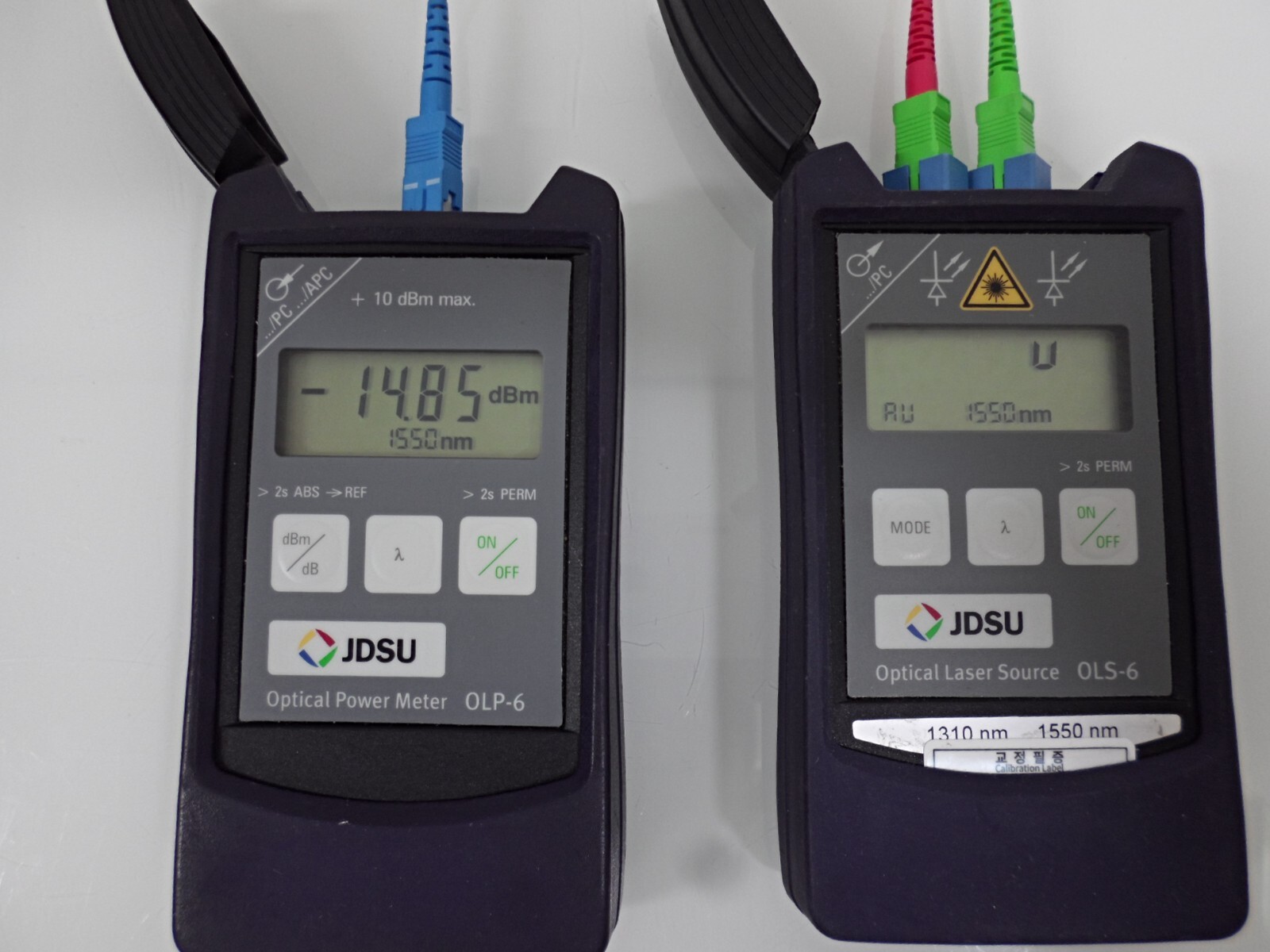 JDSU OLP-6, 2256/02 Optical Power Meter, S/N:DA-0215
