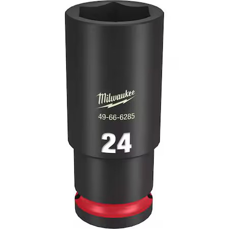 Milwaukee Tool 49-66-6285 24Mm Shockwave Impact Duty 1/2 In. Drive Deep Well 6