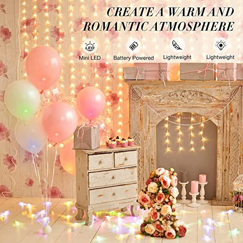 LED Balloon Lights 30Pcs with Switch | 30Pcs LED Balloon Lights Multicolor
