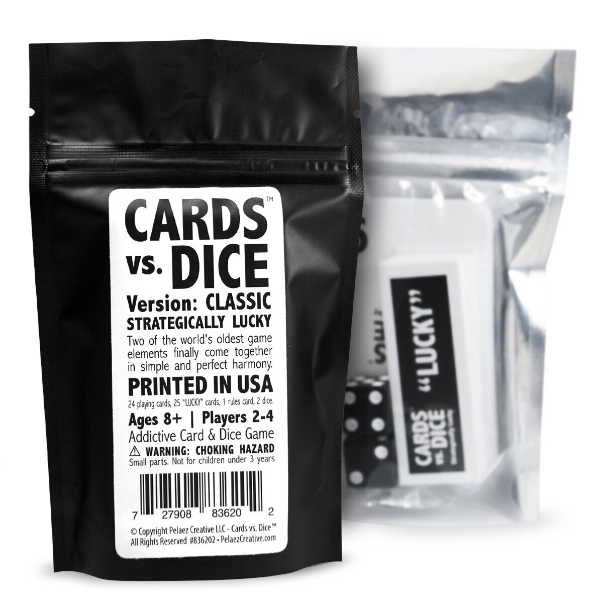 Cards vs. Dice - Classic - Strategically Lucky - Addictive Card & Dice Game G6
