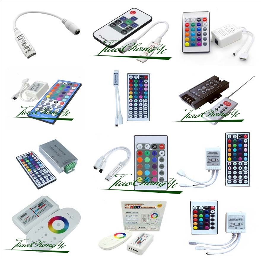 24 44 Key Music WiFi IR Remote Double Lines Controller For  5050 RGB Led Strips