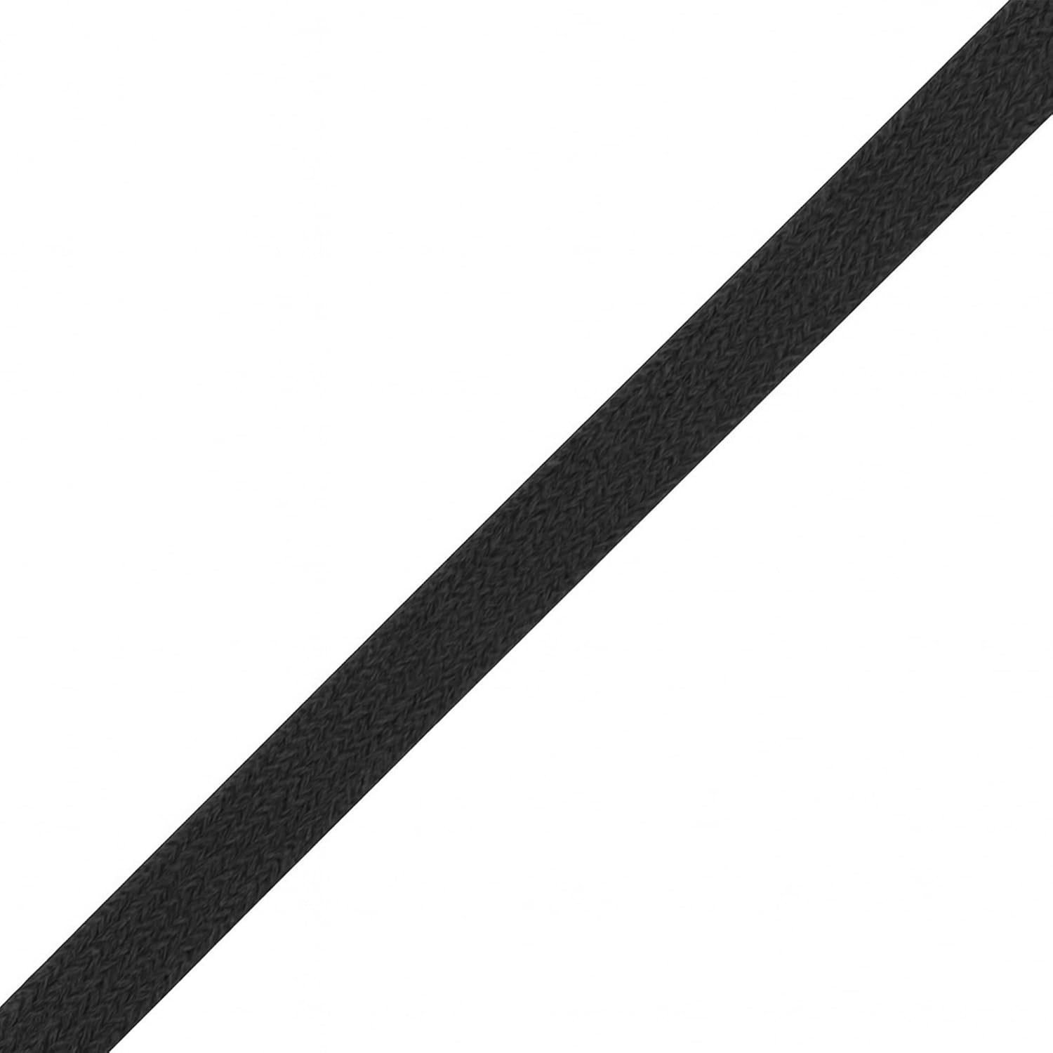 Black Flat Drawstring Cord Replacement, 3/8 Inch 20 YDs Black Soft Drawstring...