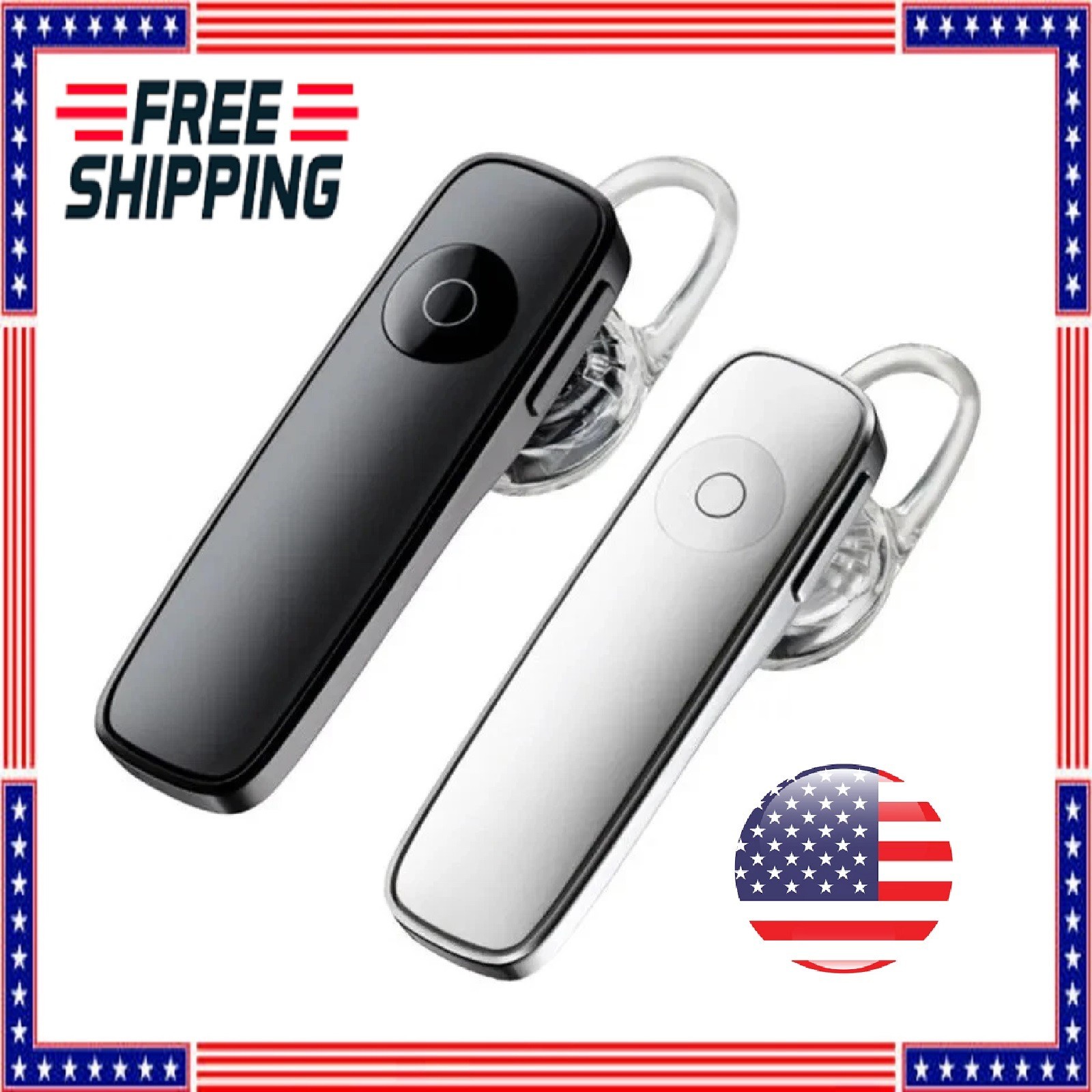Plantronic Explorer 500 Bluetooth Wireless Hd Voice Headset White Black Earphone